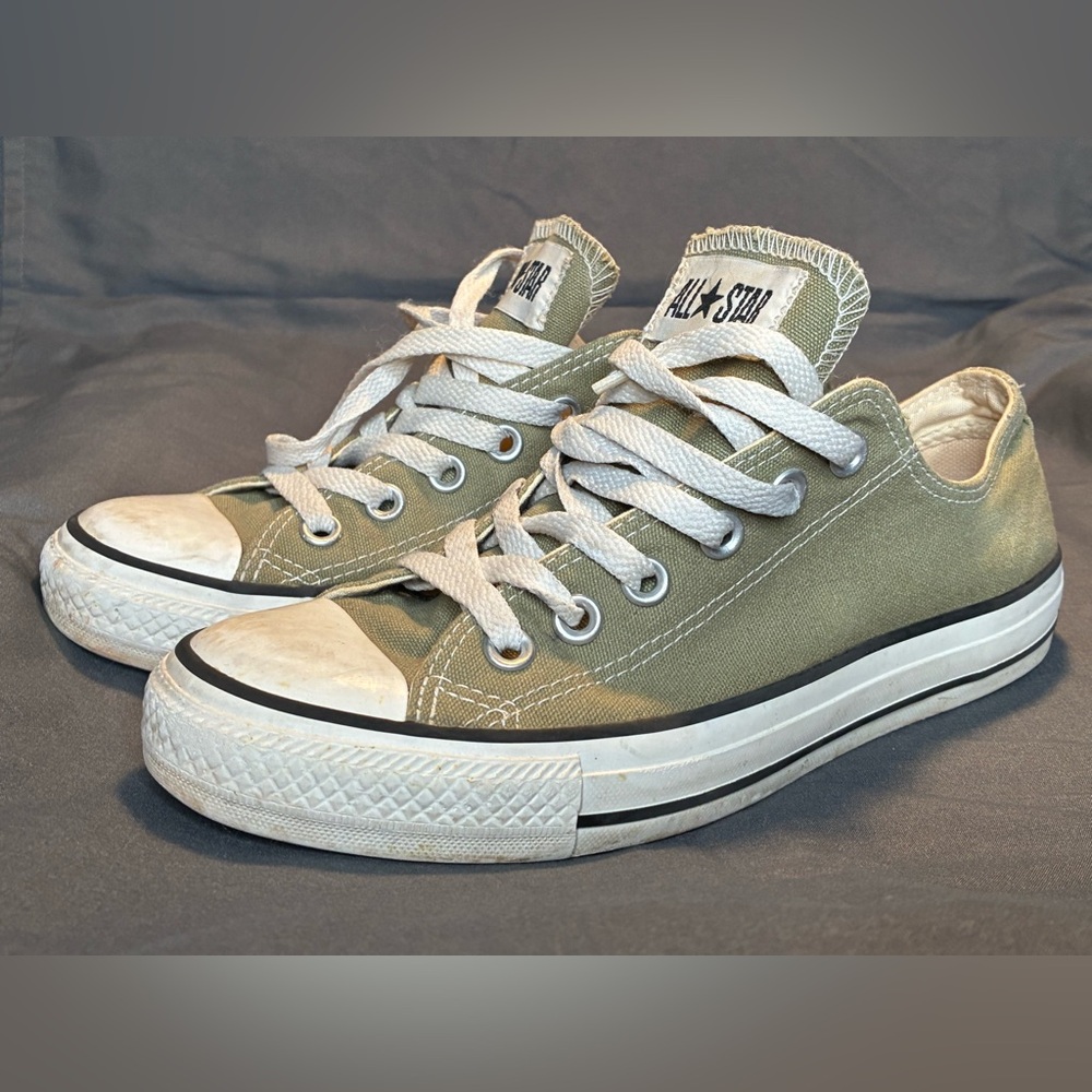 Converse All Star 5 canvas sneakers, olive green/unisex